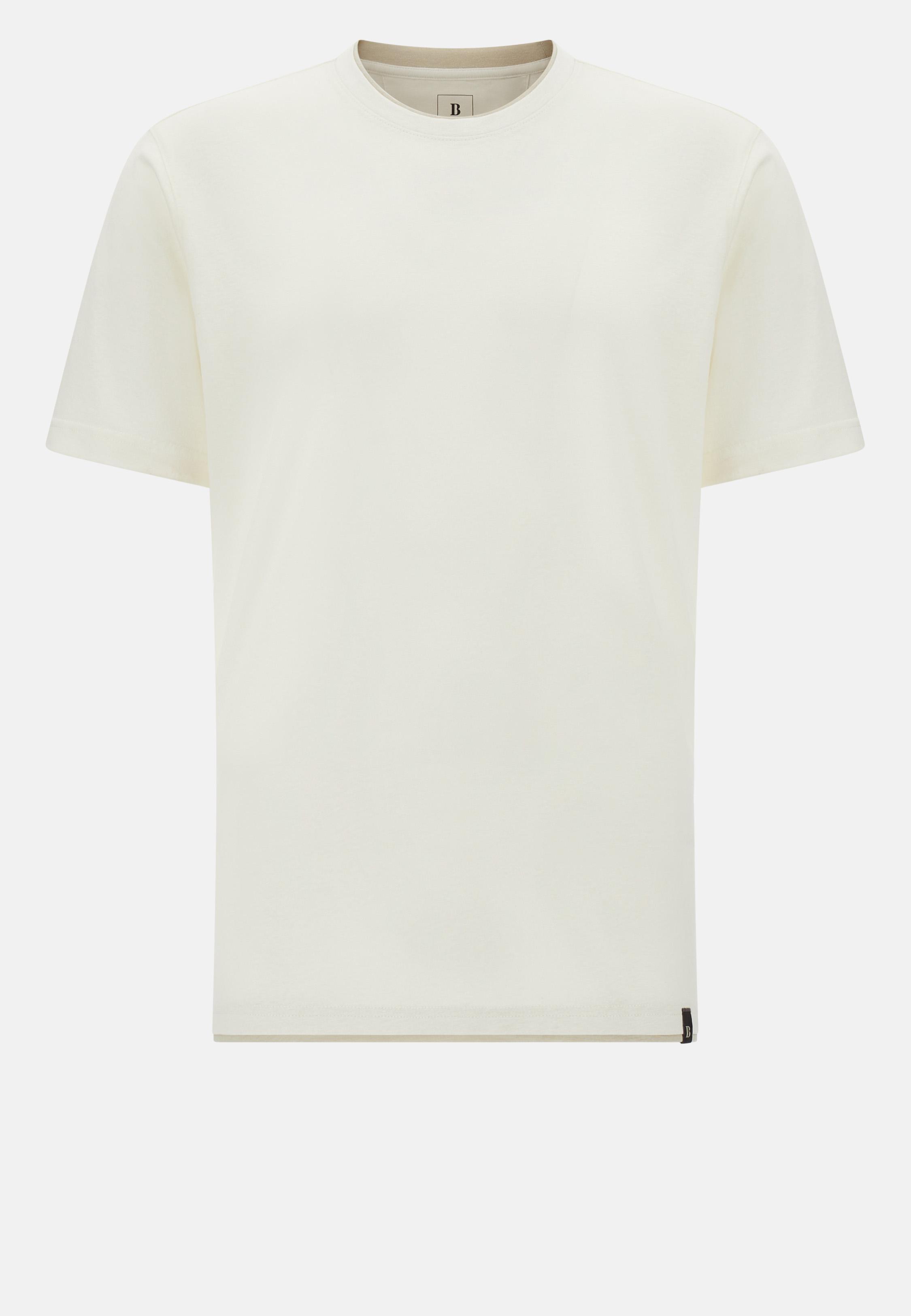 Cotton, Tencel and Hemp T-Shirt Cream, Cream, large image number 3