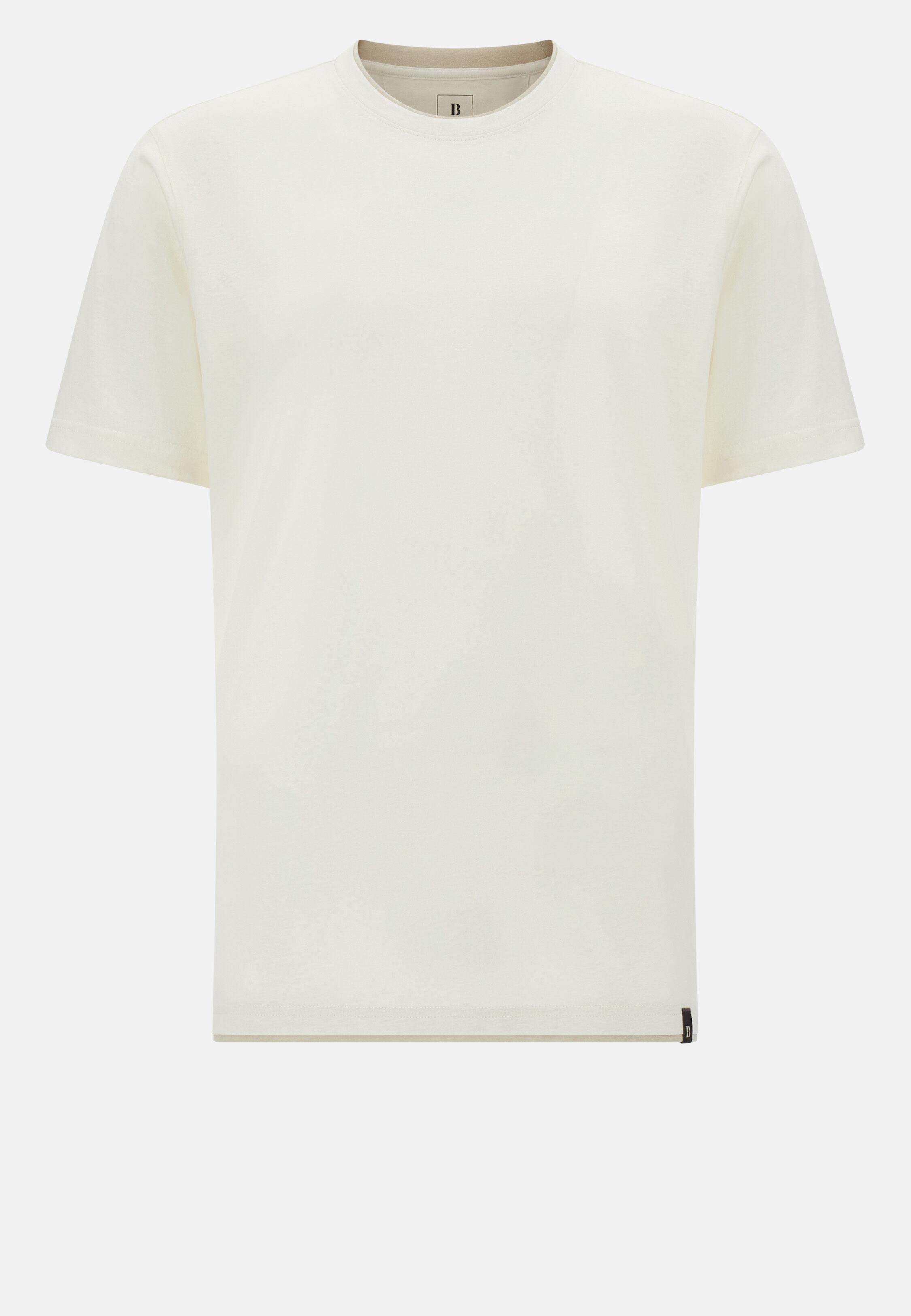 Cotton, Tencel and Hemp T-Shirt Cream, Cream, large image number 5