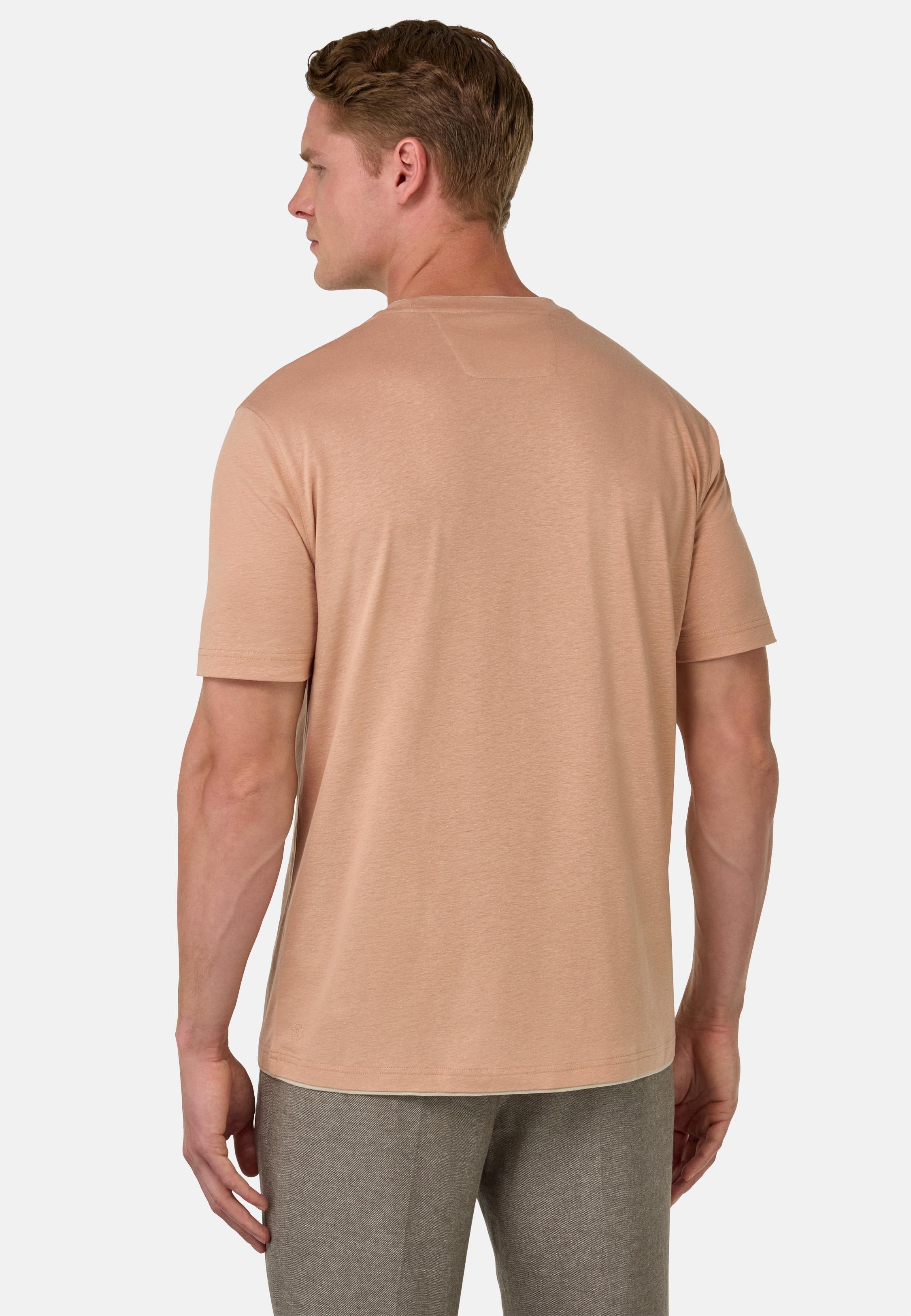 Cotton, Tencel and Hemp T-Shirt Red, Rot, medium