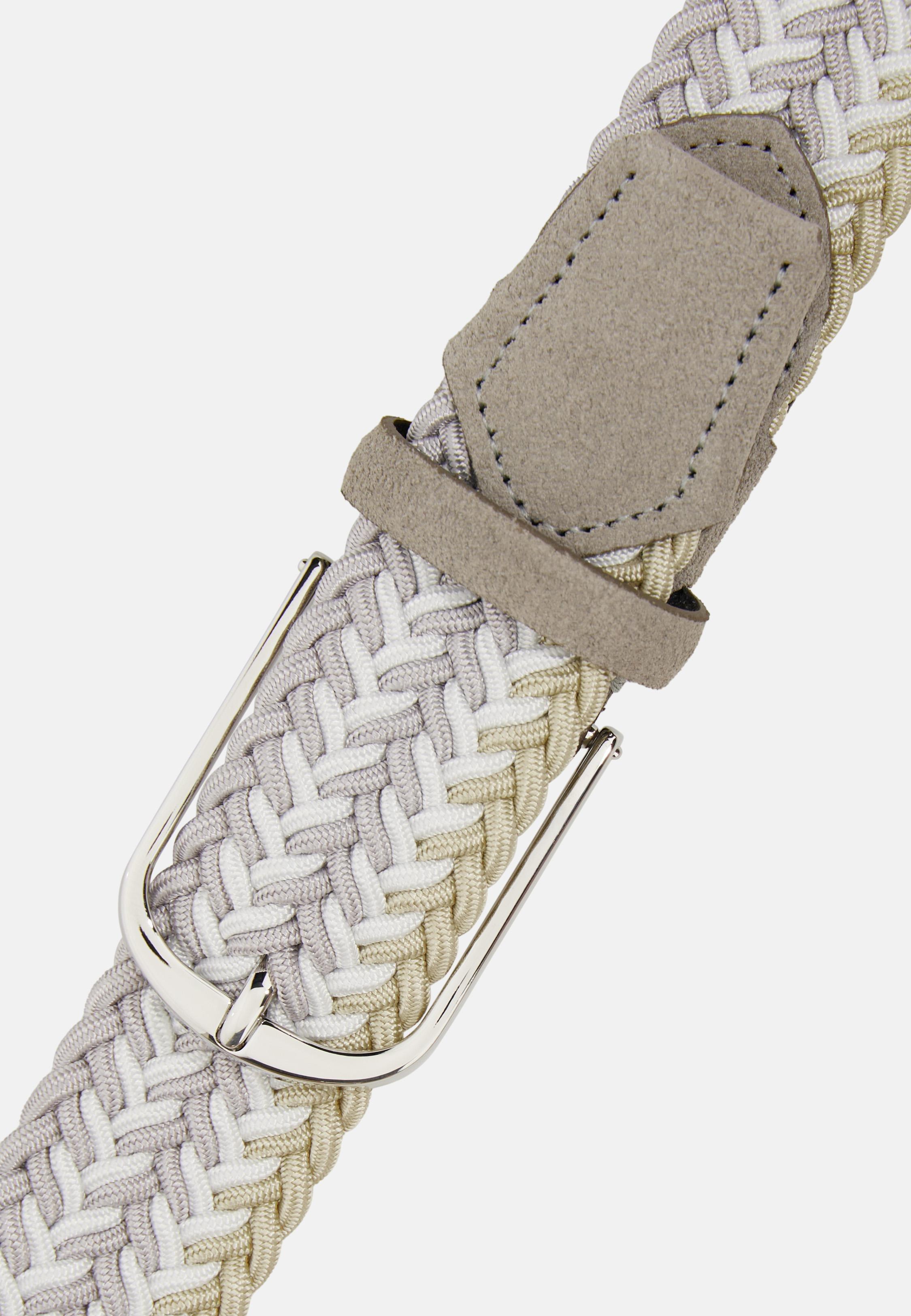 Grey Woven Elasticated Belt, , large image number 3