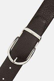 Reversible Leather Belt Brown, Dark brown, large image number 4