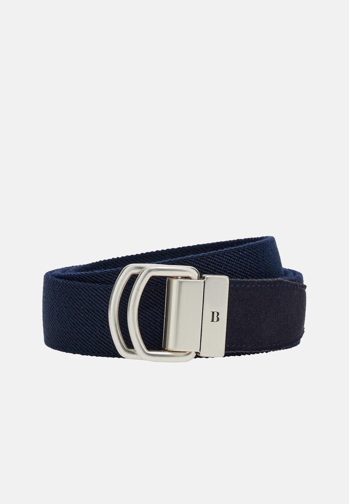 Navy Elasticated Belt, , large image number 0