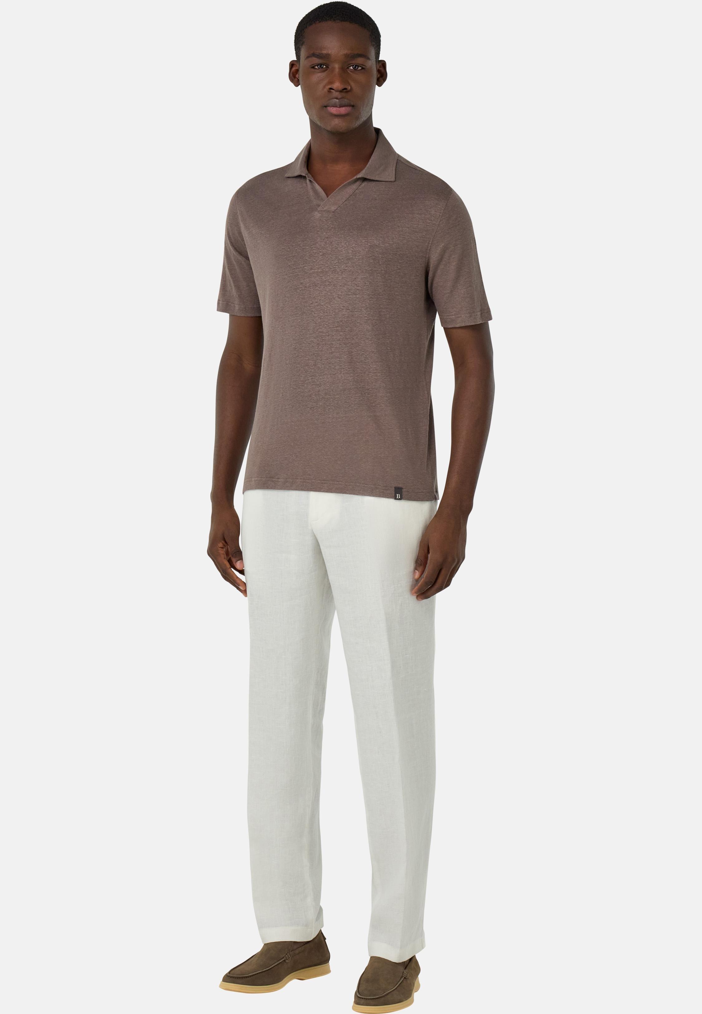 City Linen Trousers White, , large image number 0