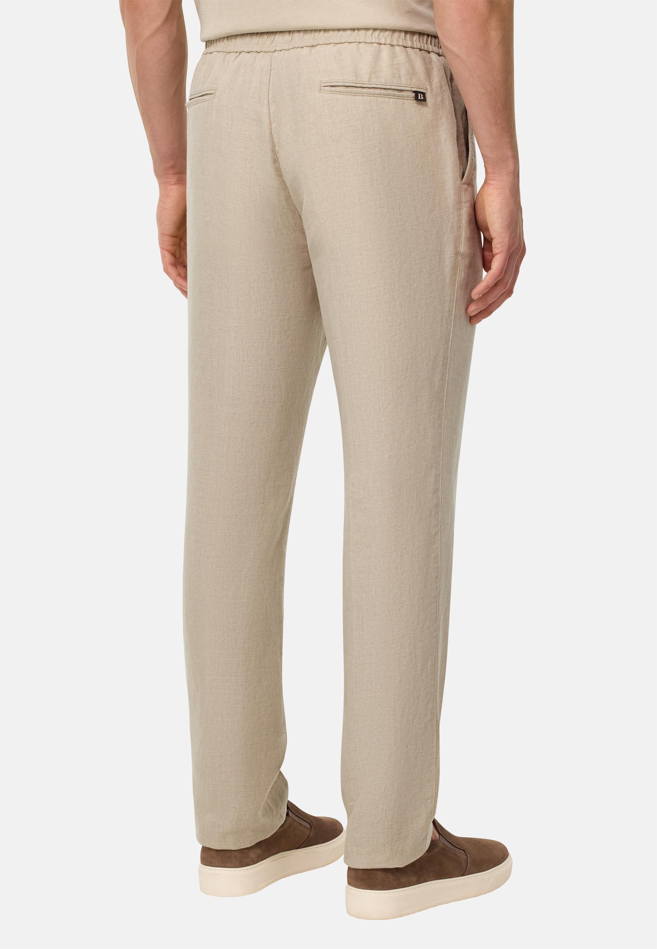 City Linen Trousers Beige, , large image number 2