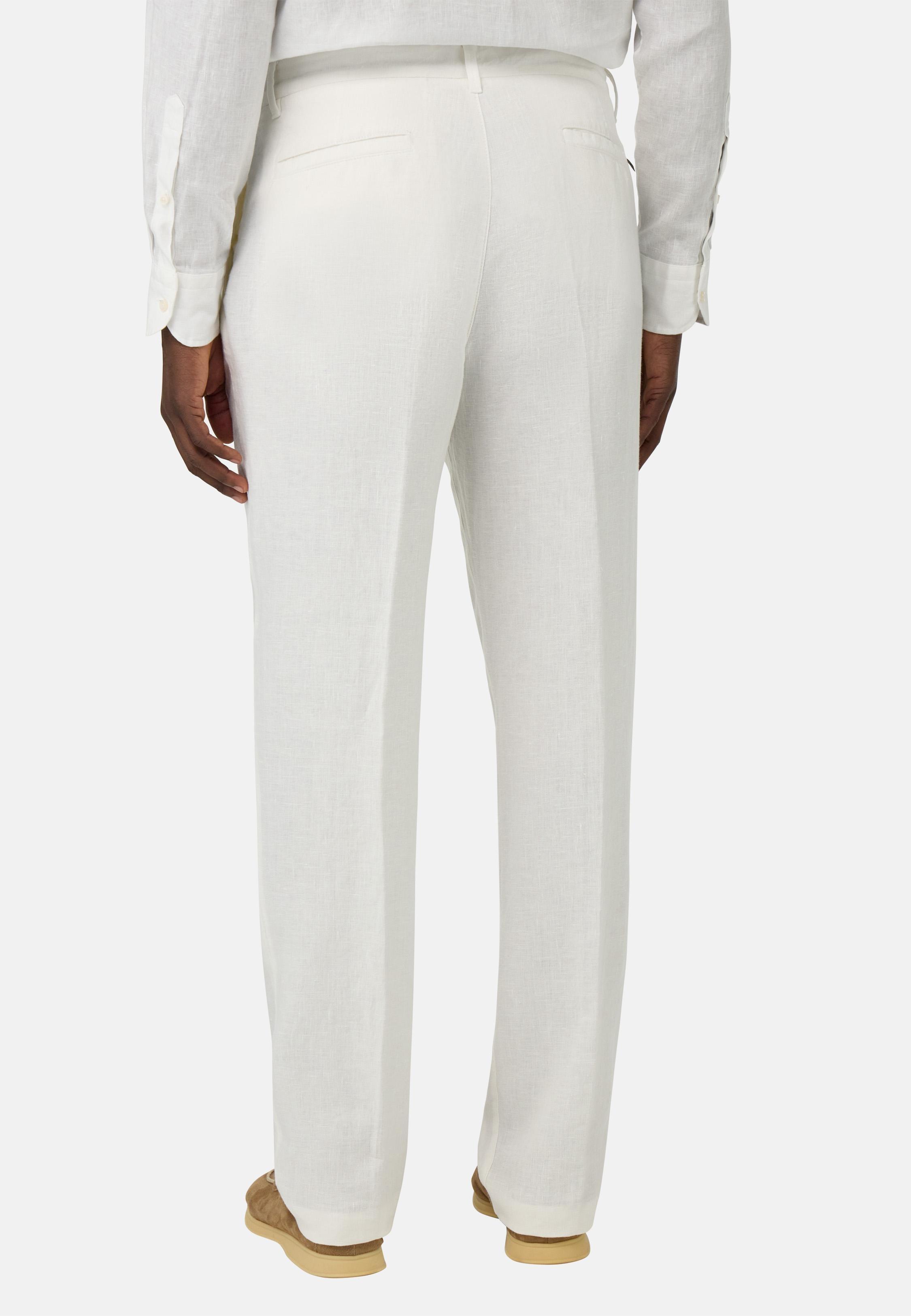 Linen Trousers White, , large image number 2