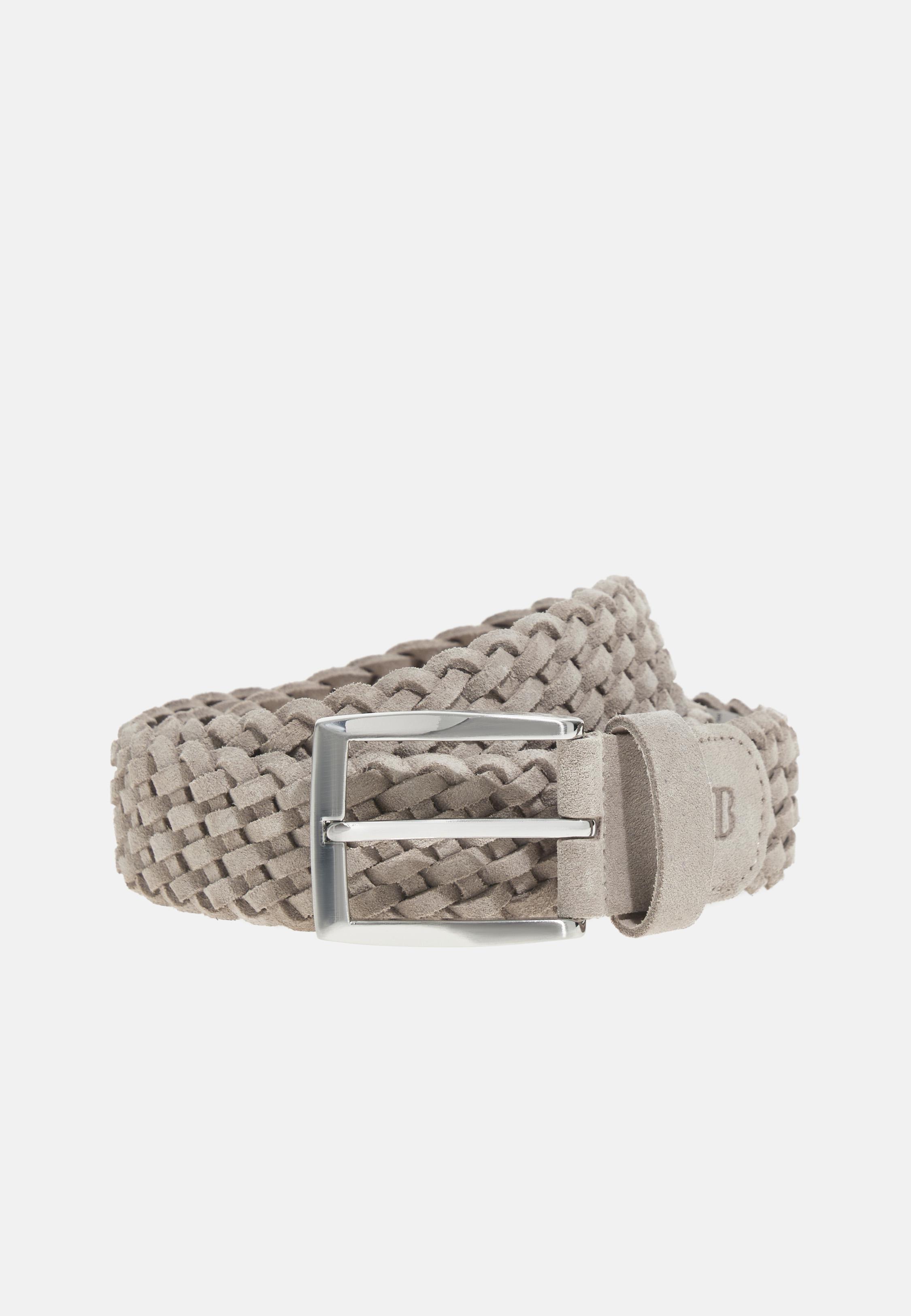 Woven Suede Belt White, , large image number 1