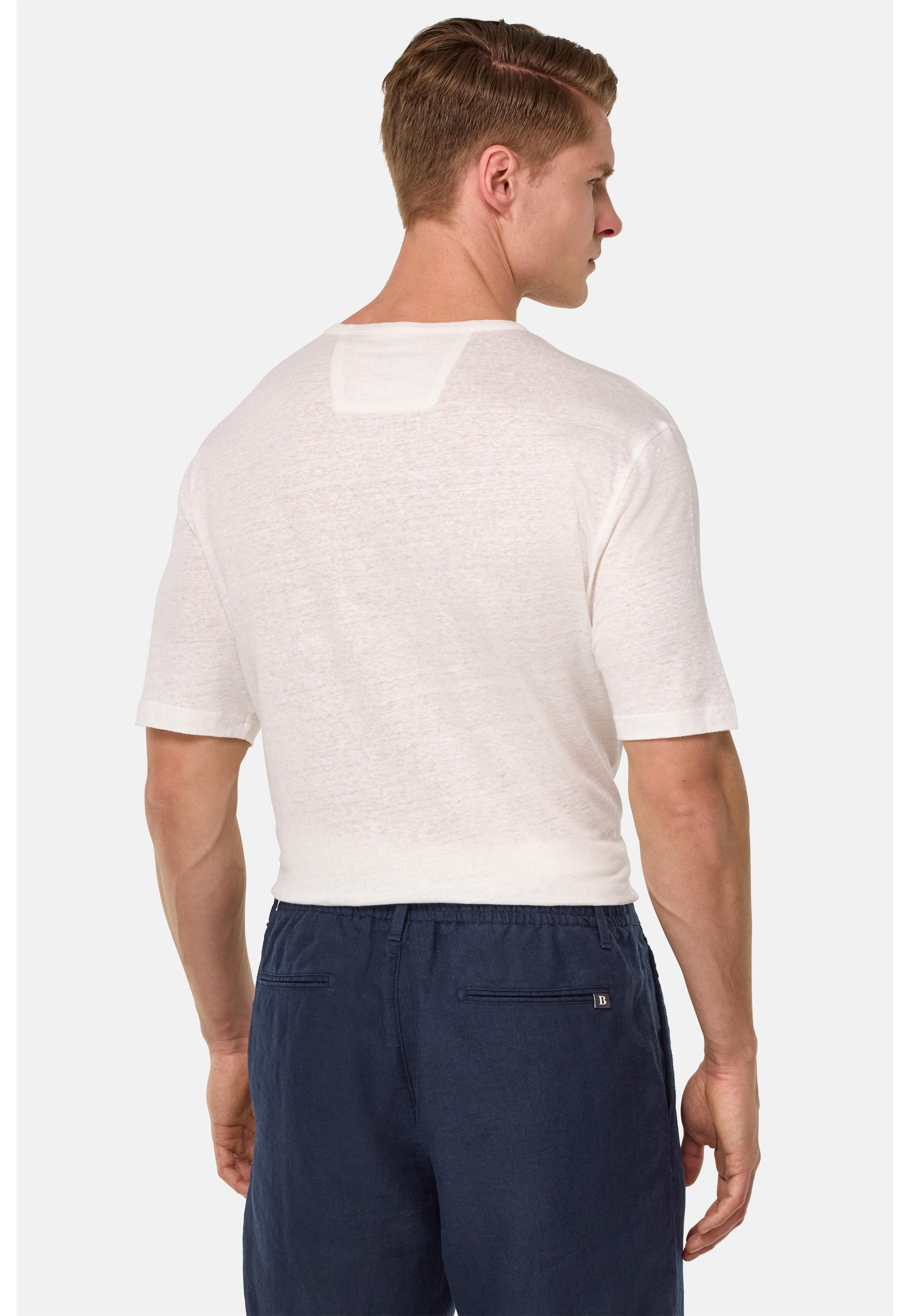Bermudas in Linen Navy, , large image number 2
