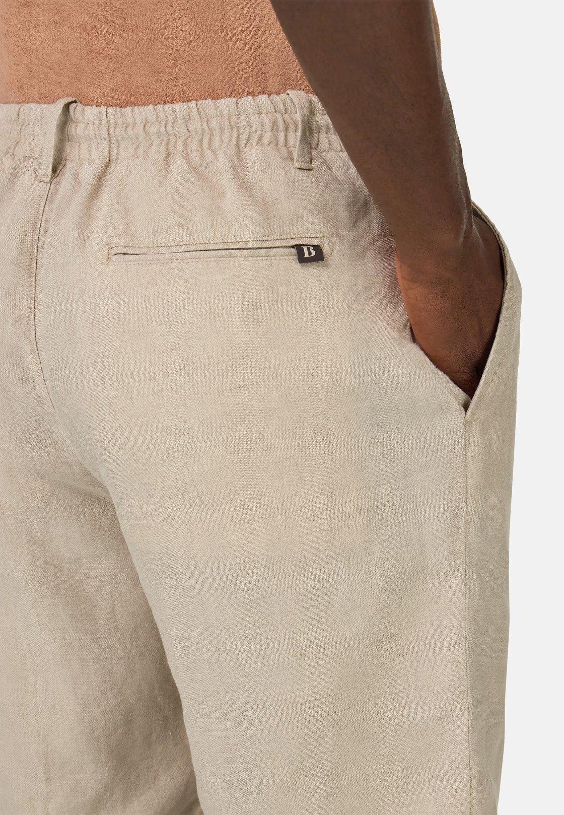 Bermudas In Linen Beige, , large image number 3
