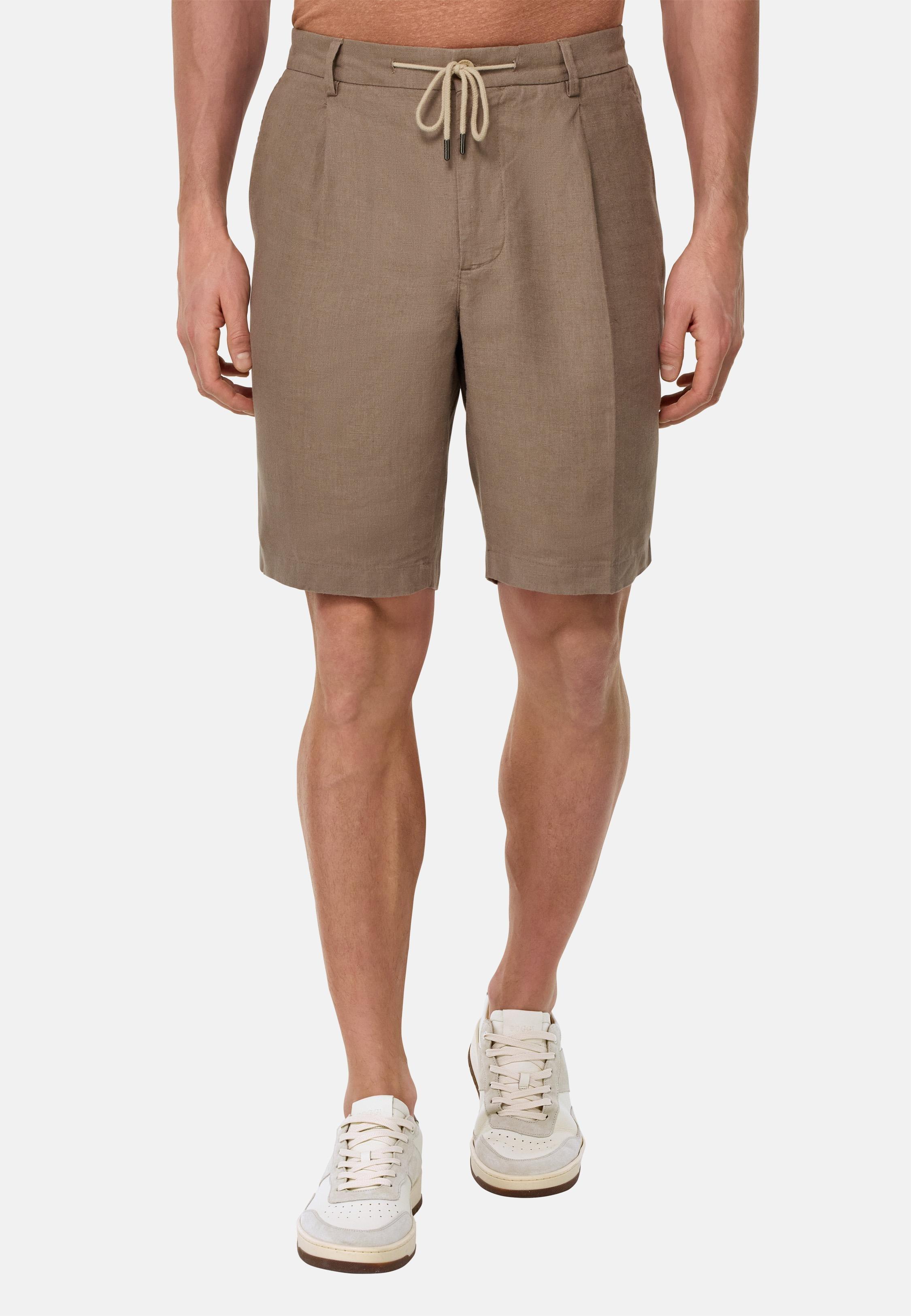 Bermudas in Linen Brown, , large image number 1