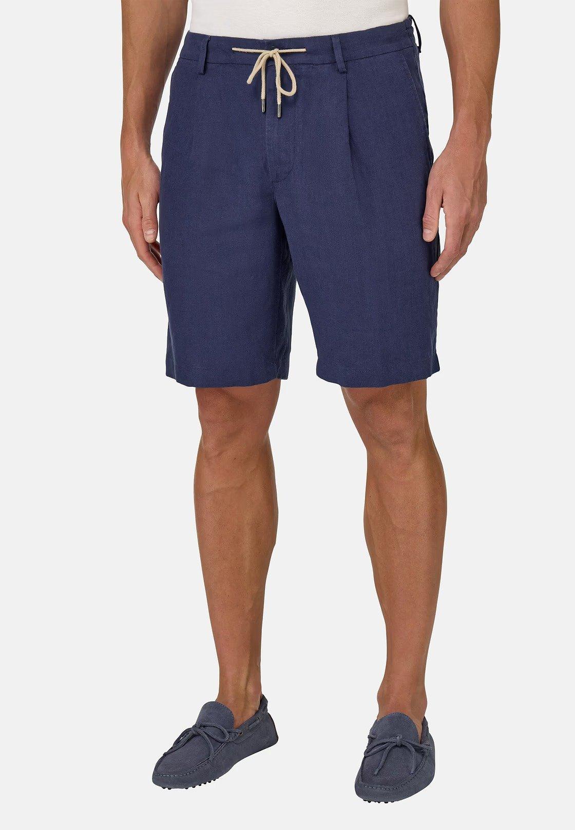 Bermudas In Linen Blue, , large image number 1