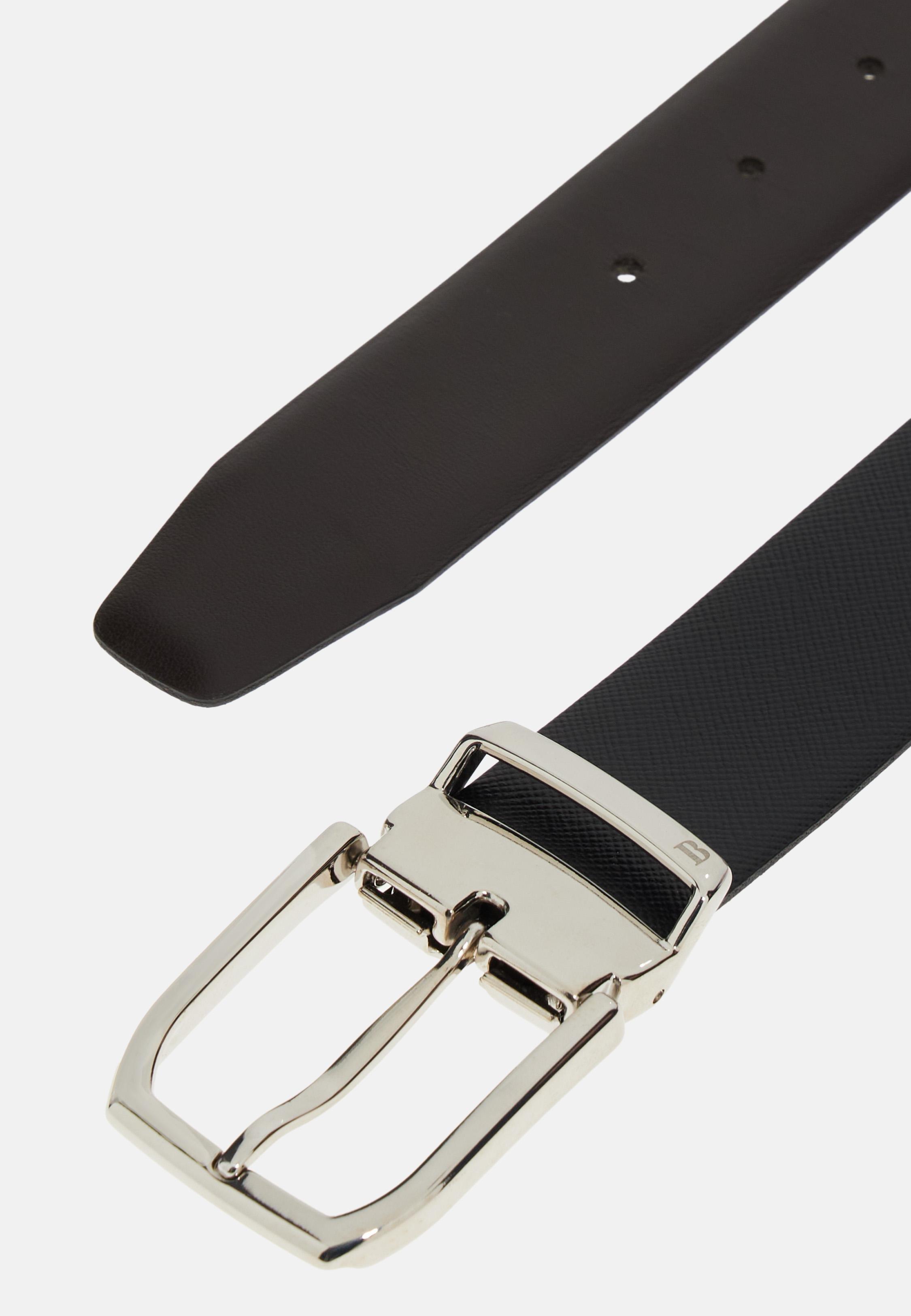 Reversible Leather Belt Black, , large image number 0
