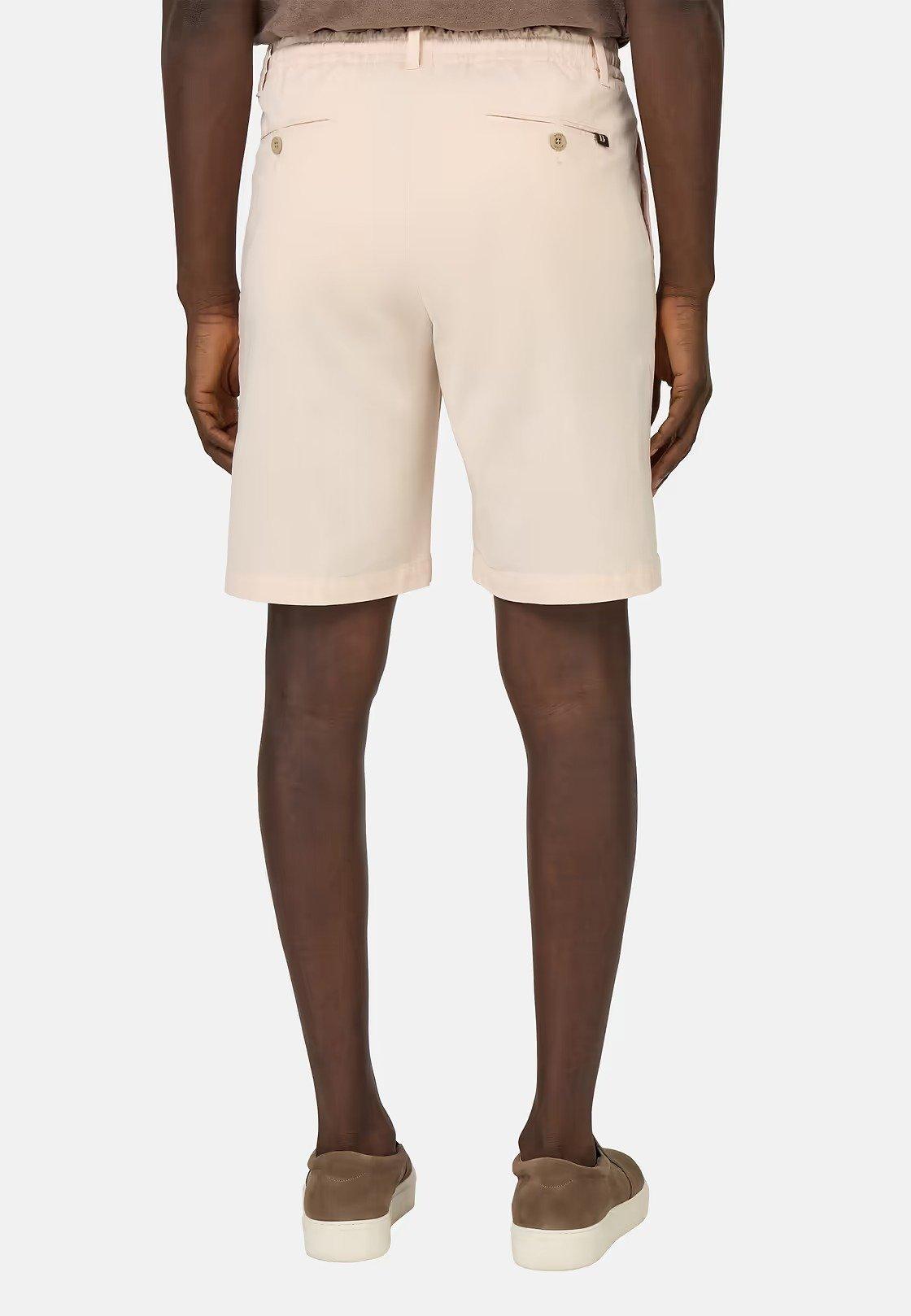 Bermuda Shorts in Stretch Cotton Summer, Pink, Pink, large image number 4