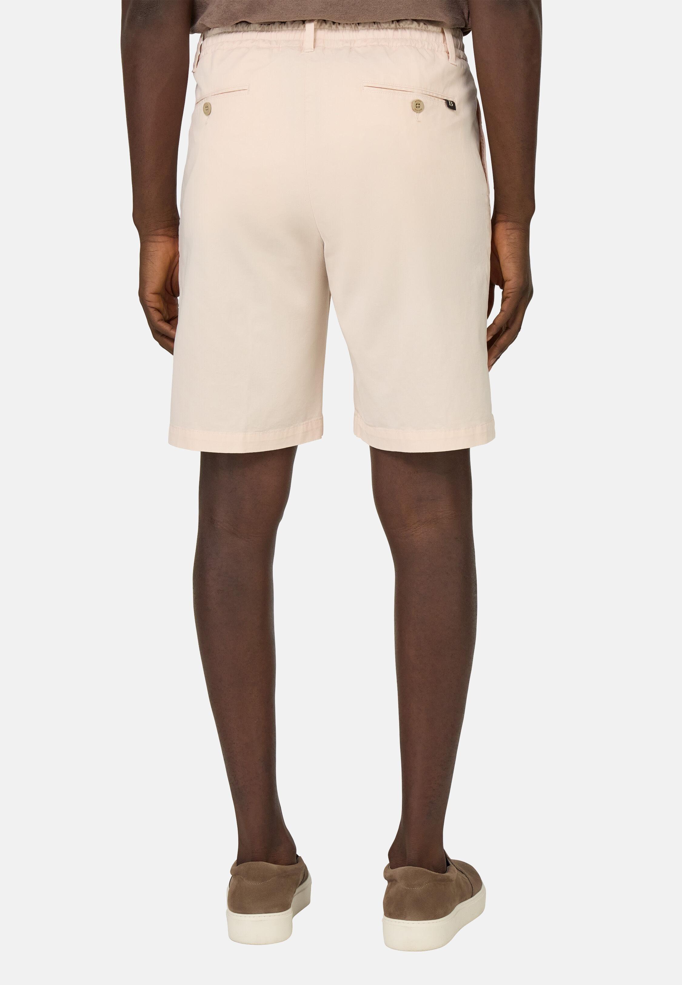 Bermuda Shorts in Stretch Cotton Summer, Pink, Pink, large image number 5