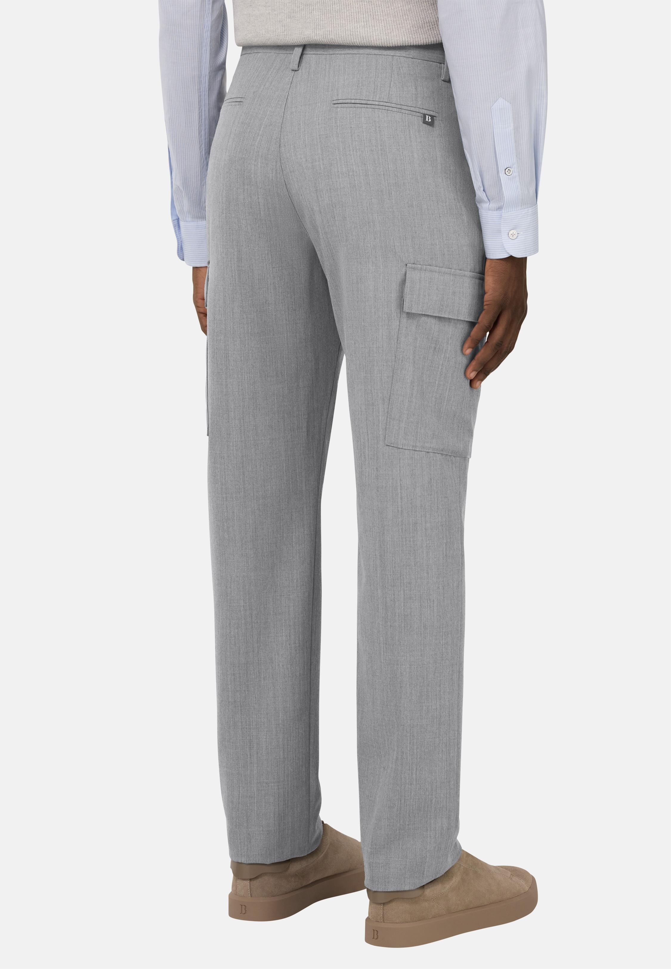 Technical Wool Trousers Grey, , large image number 2