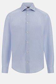 Blue Striped Cotton Shirt, , large image number 4