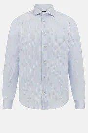 Striped Cotton Shirt Slim Fit Blue, , large image number 8