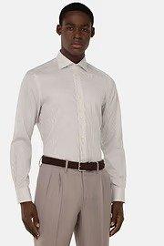 Brown Plain Formal Shirt, , large image number 2
