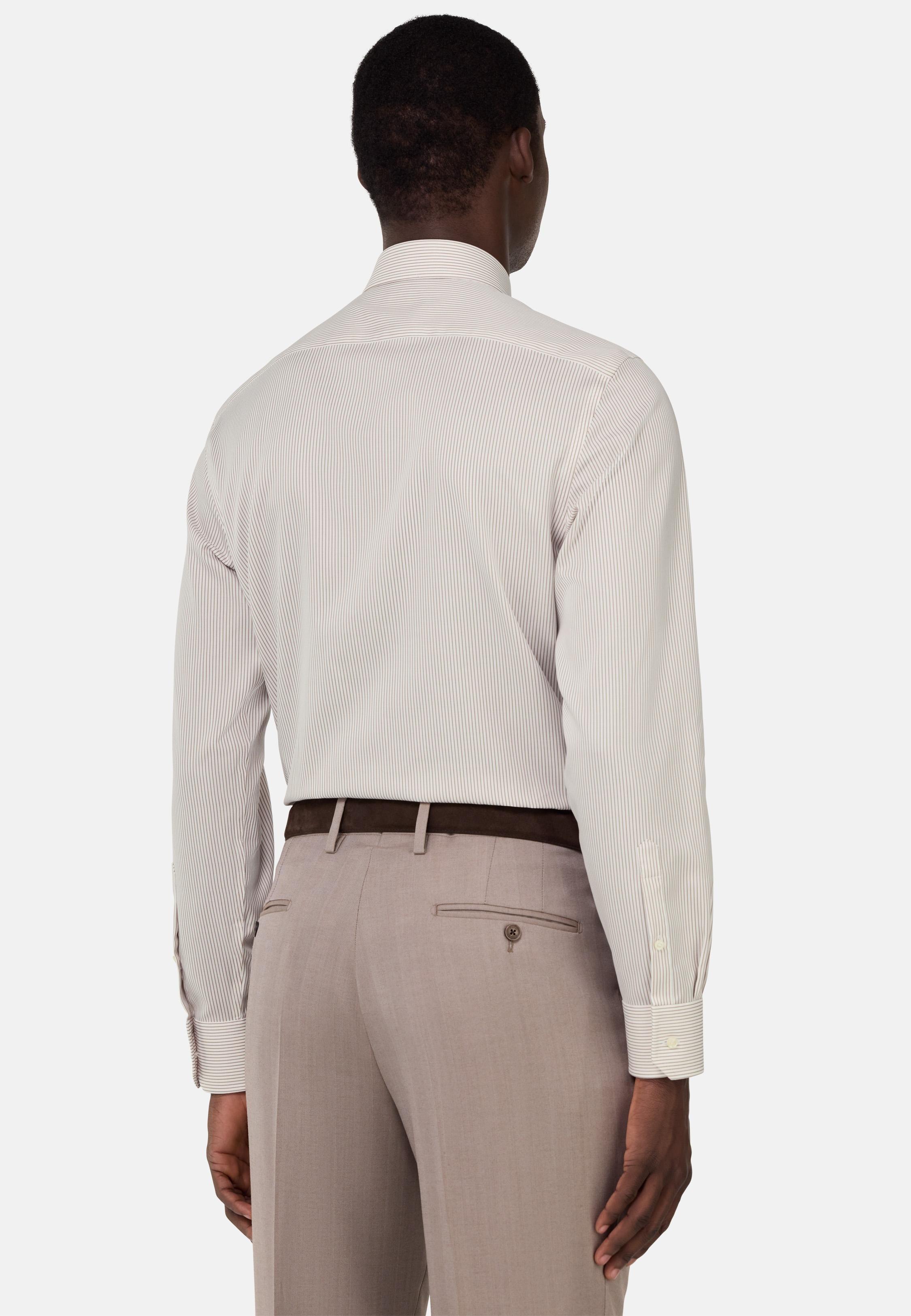 Brown Plain Formal Shirt, , large image number 3