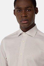 Brown Plain Formal Shirt, , large image number 4