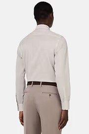 Brown Plain Formal Shirt, , large image number 6