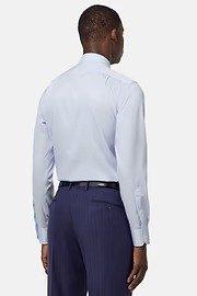 Blue Striped Cotton Shirt, , large image number 4