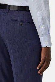 Striped Cotton Shirt Regular Fit Blue, , large image number 6