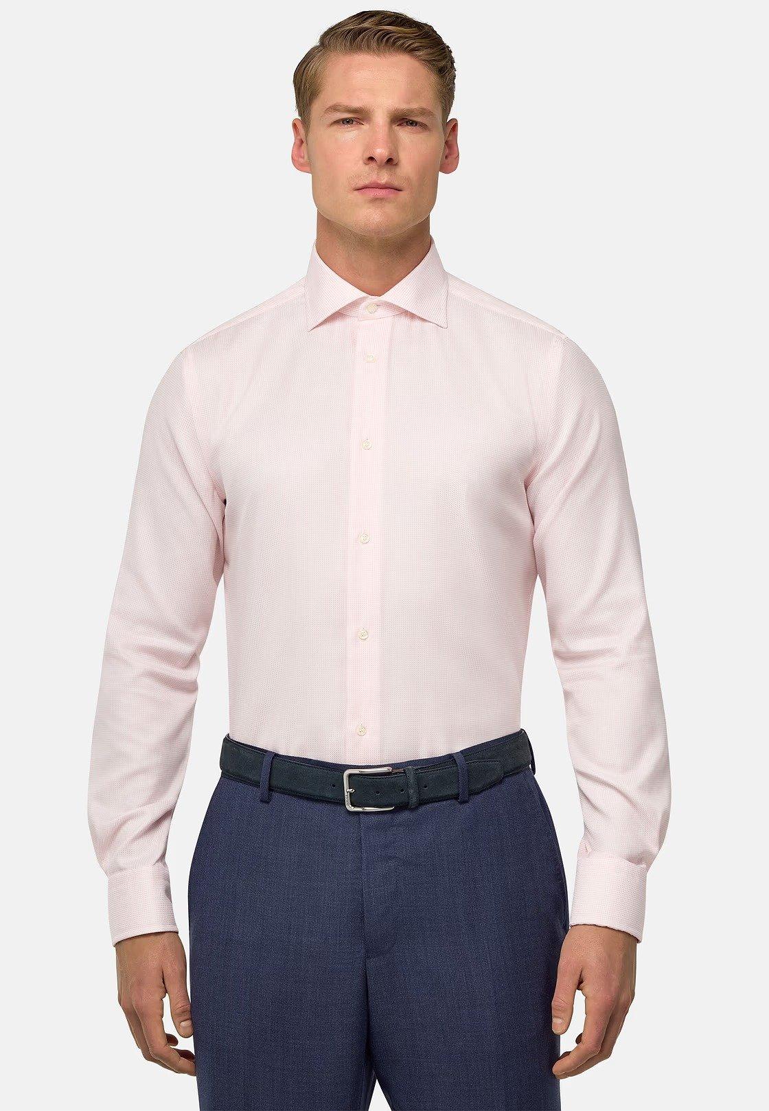 Pink Regular Fit Cotton Shirt, , large image number 1