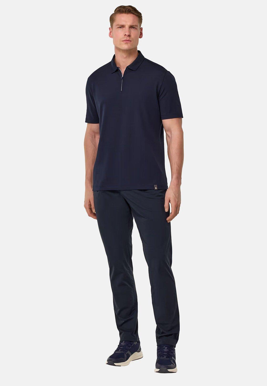 B-Tech Stretch Nylon Trousers Navy, , medium