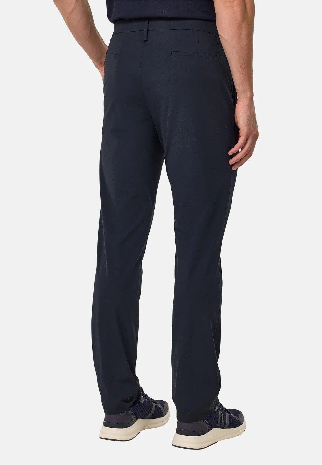 B-Tech Stretch Nylon Trousers Navy, , large image number 2