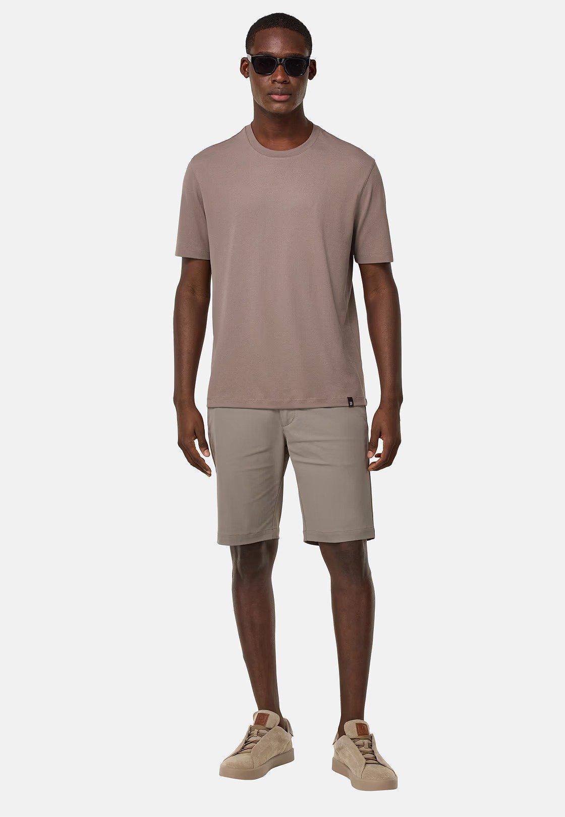 B Tech Stretch Nylon Bermuda Shorts Beige, , large image number 0