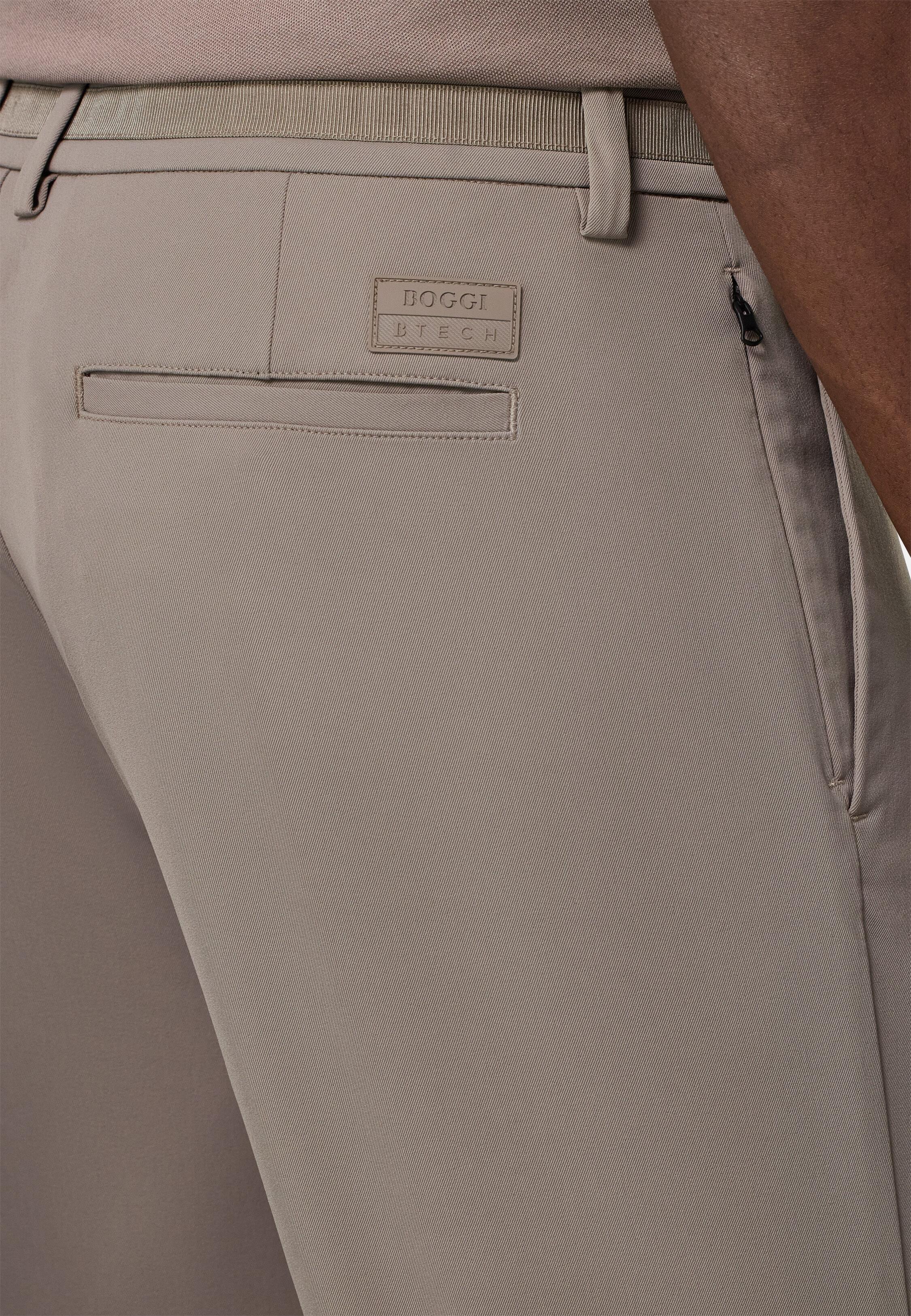 Plain Bermuda Casual Shorts, Taupe, TAUPE, large image number 8