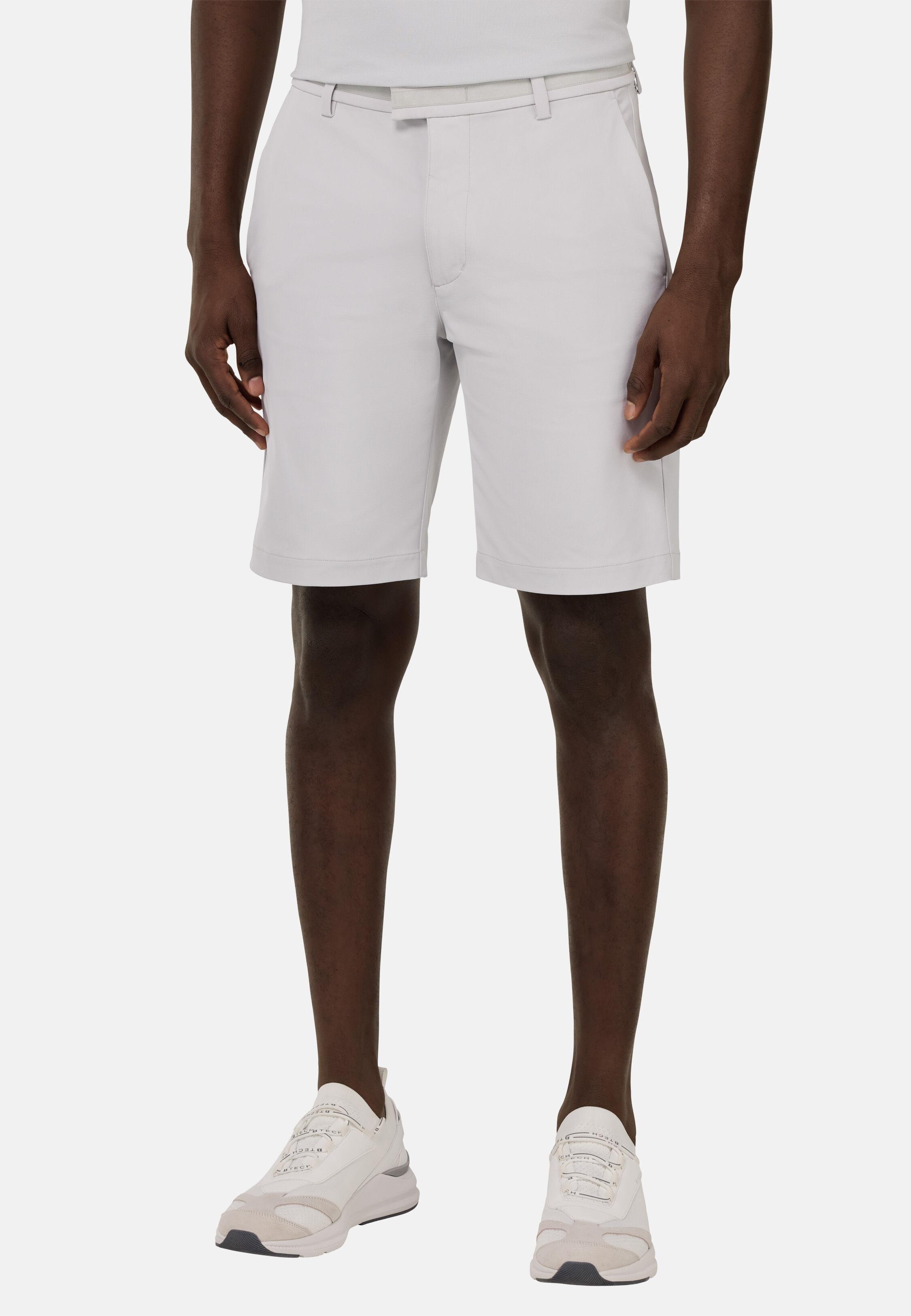 White Plain Bermuda Shorts, Ice, medium