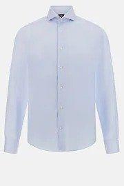 Slim Fit Cotton Shirt Blue, , large image number 4