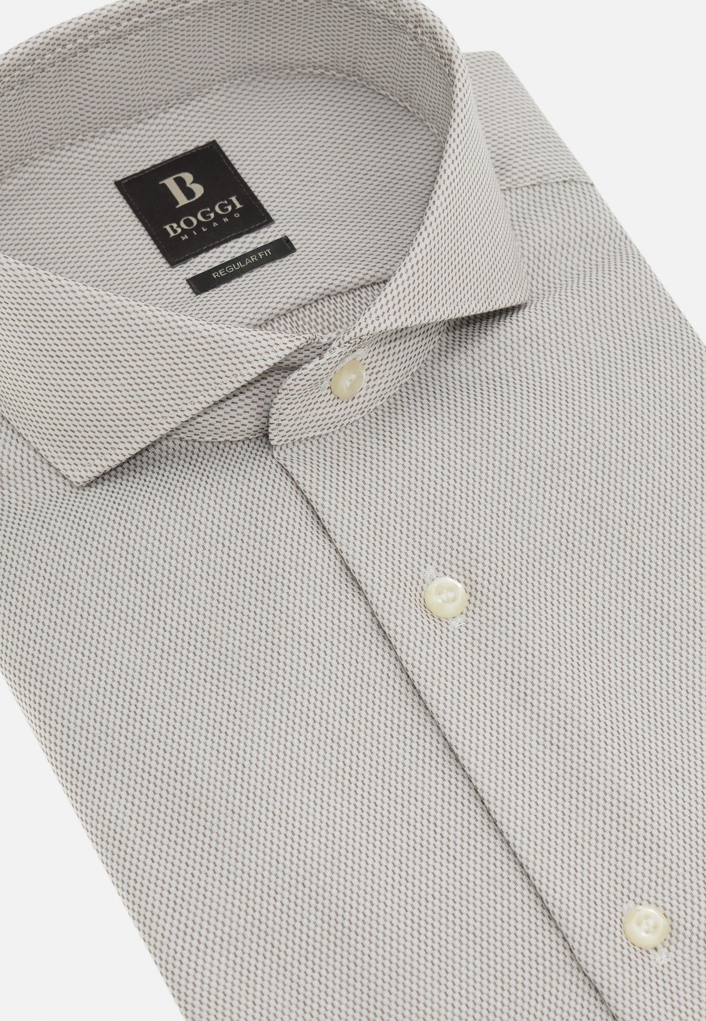 Brown Tailored Formal Shirt, , large image number 7