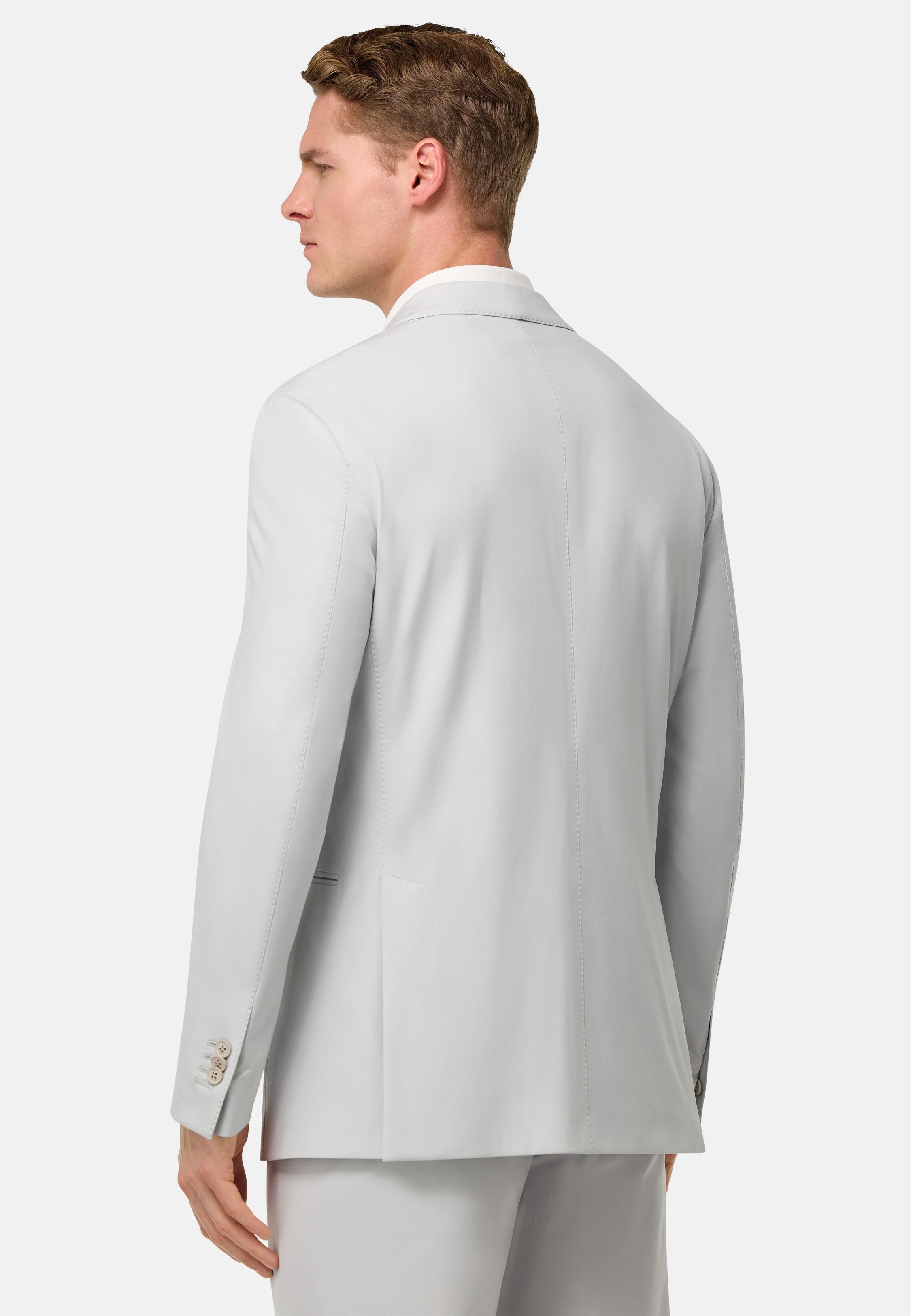 B-Tech Stretch Nylon Jacket White, Ice, medium