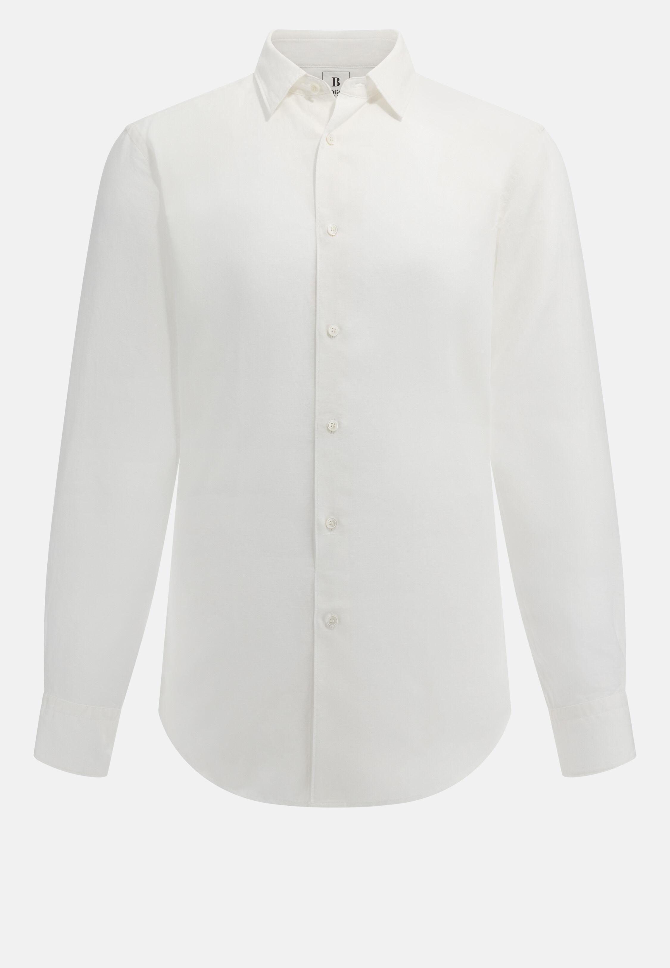 Shirt in Regular Fit TENCEL Linen, White, White, large image number 10