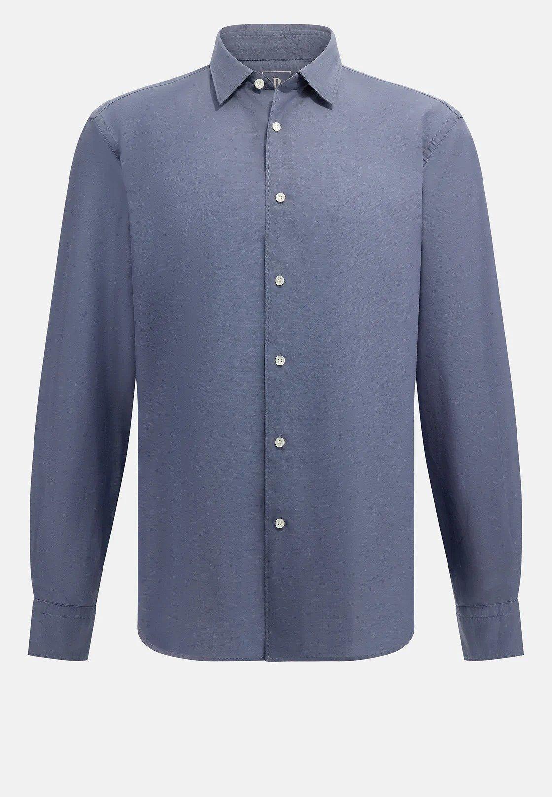 Regular Fit Tencel Linen Shirt Purple, Indigo, large image number 8