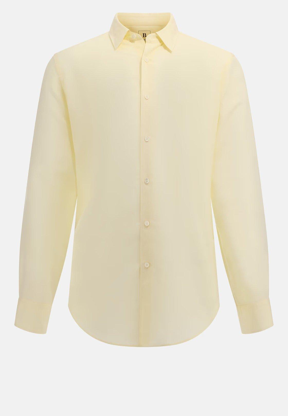 Regular Fit Tencel Linen Shirt Yellow, Yellow, large image number 8