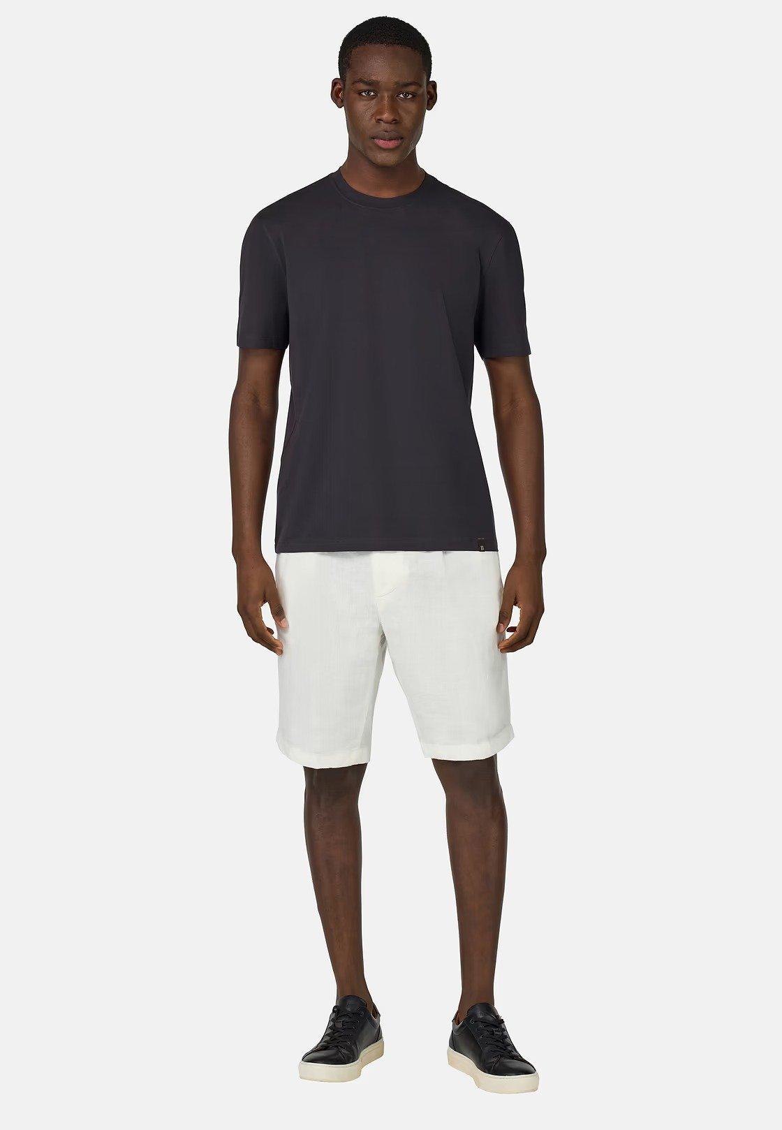 T-Shirt In Stretch Supima Cotton Black, , large image number 0