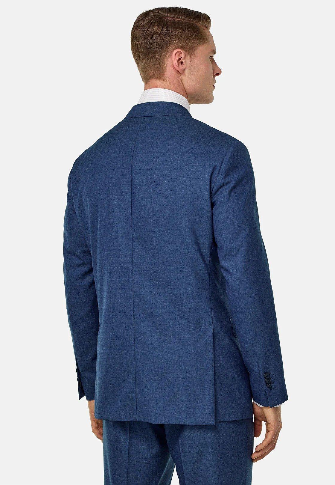 Pure Tropical Wool Suit Navy, Indigo, medium