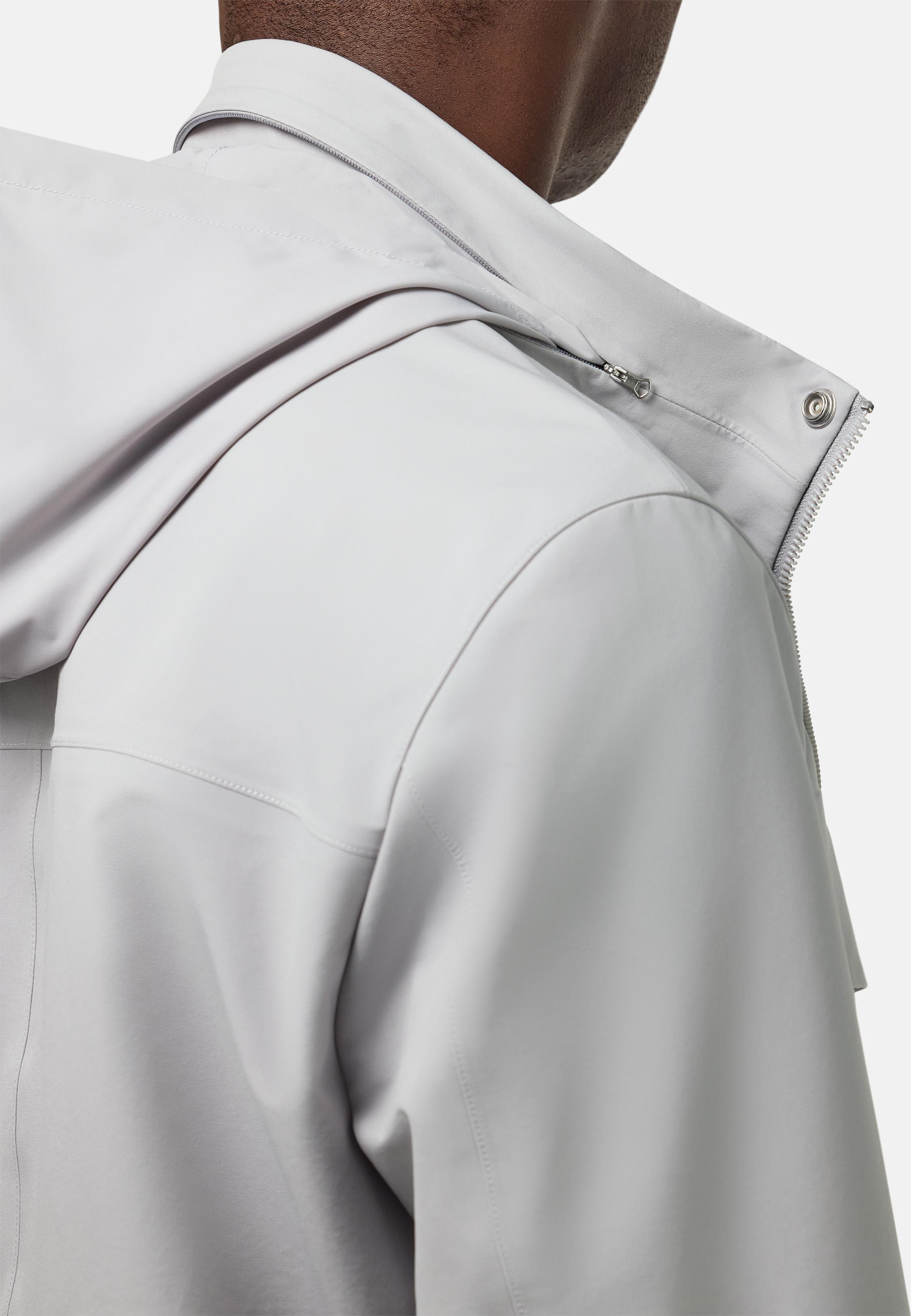 B Tech Field Jacket In Technical Fabric White, Ice, large image number 3