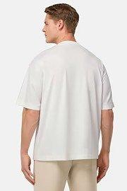 High-Performance S. Cafe Jersey T-Shirt White, , large image number 4
