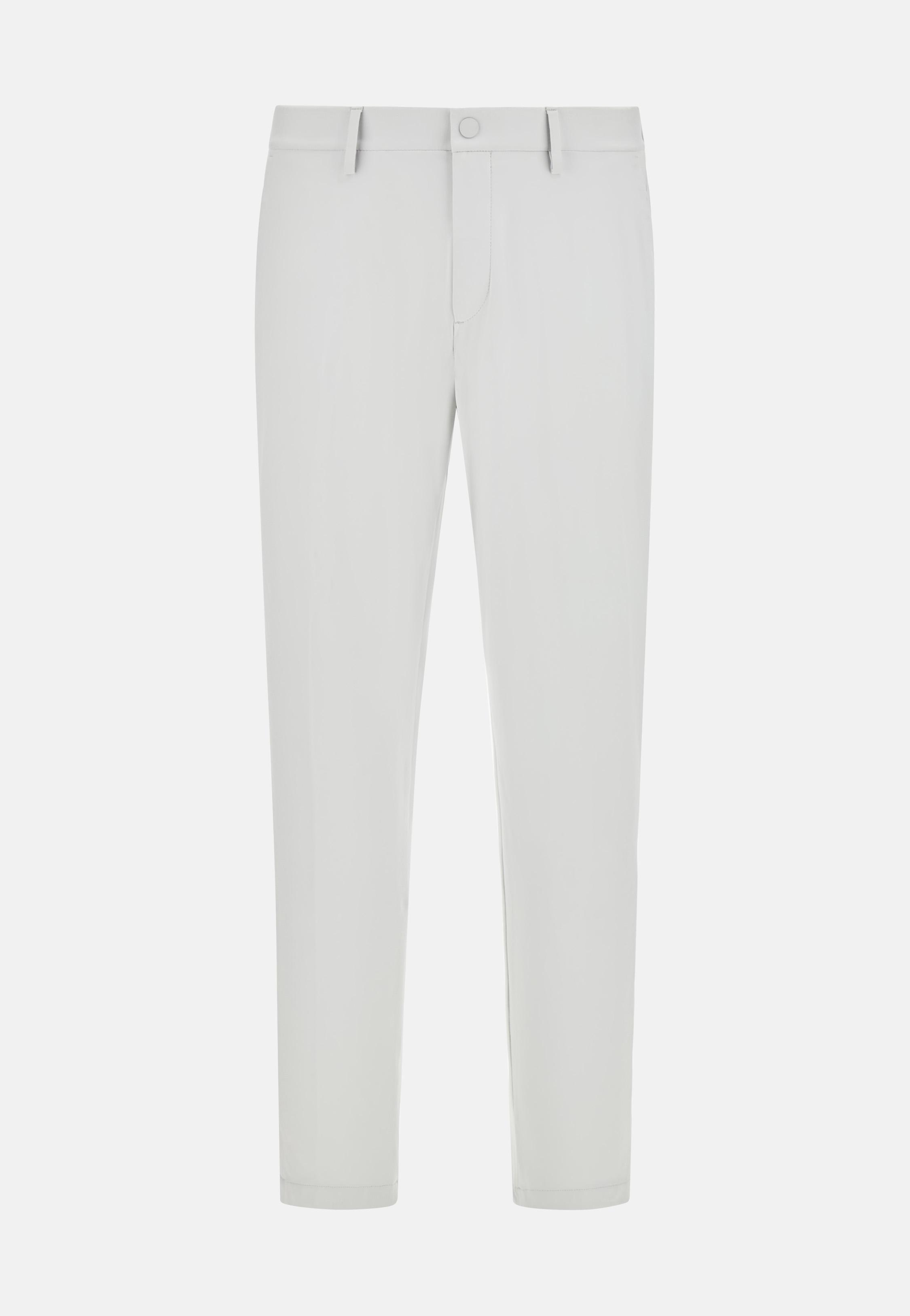 B-Tech Stretch Nylon Trousers White, Ice, large image number 3