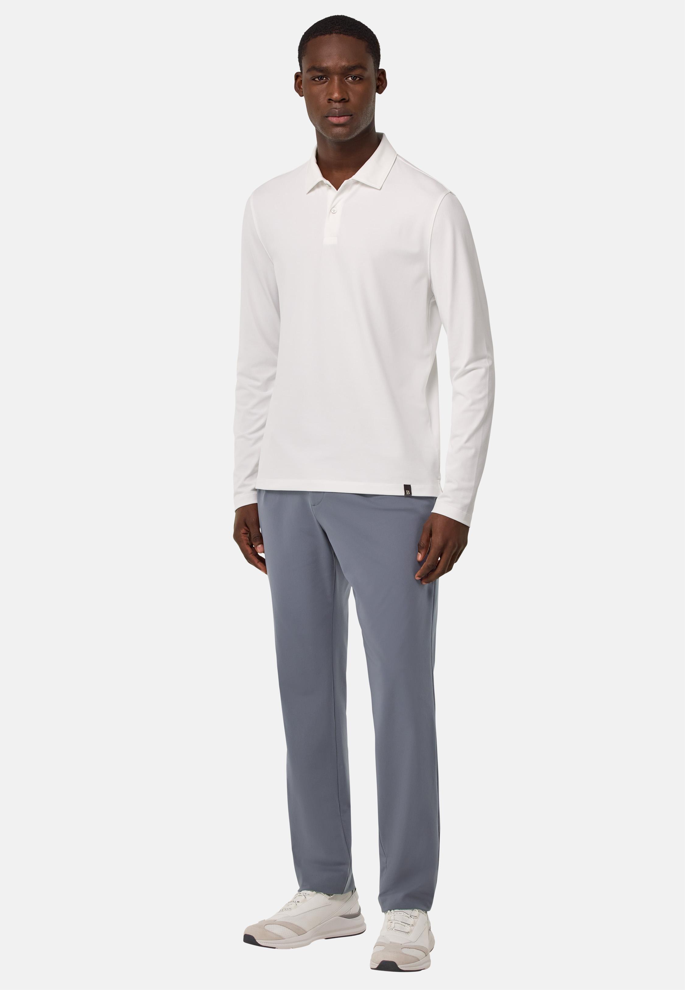 B-Tech Stretch Nylon Trousers Grey, Charcoal, medium