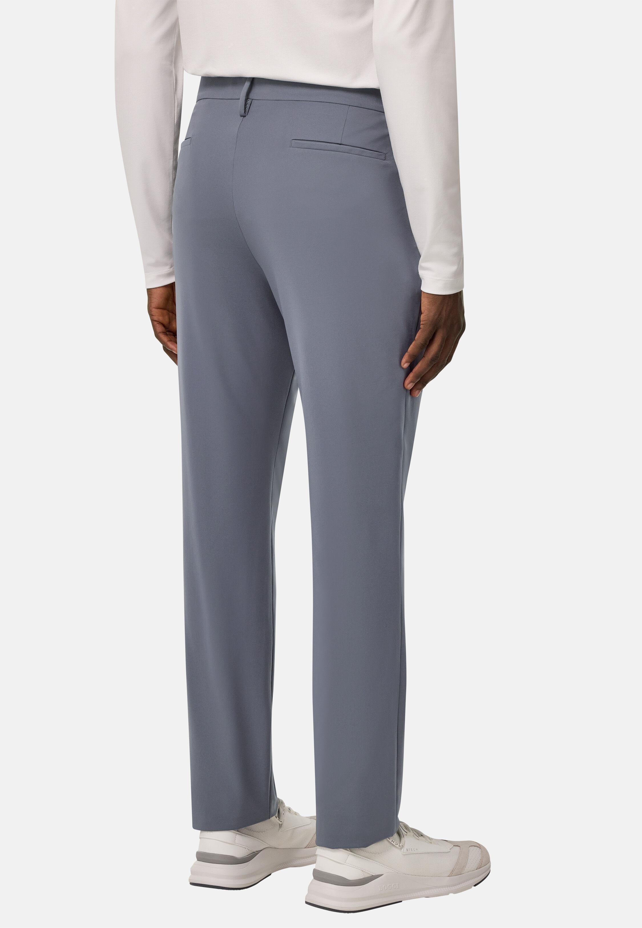 B-Tech Stretch Nylon Trousers Grey, Charcoal, large image number 5