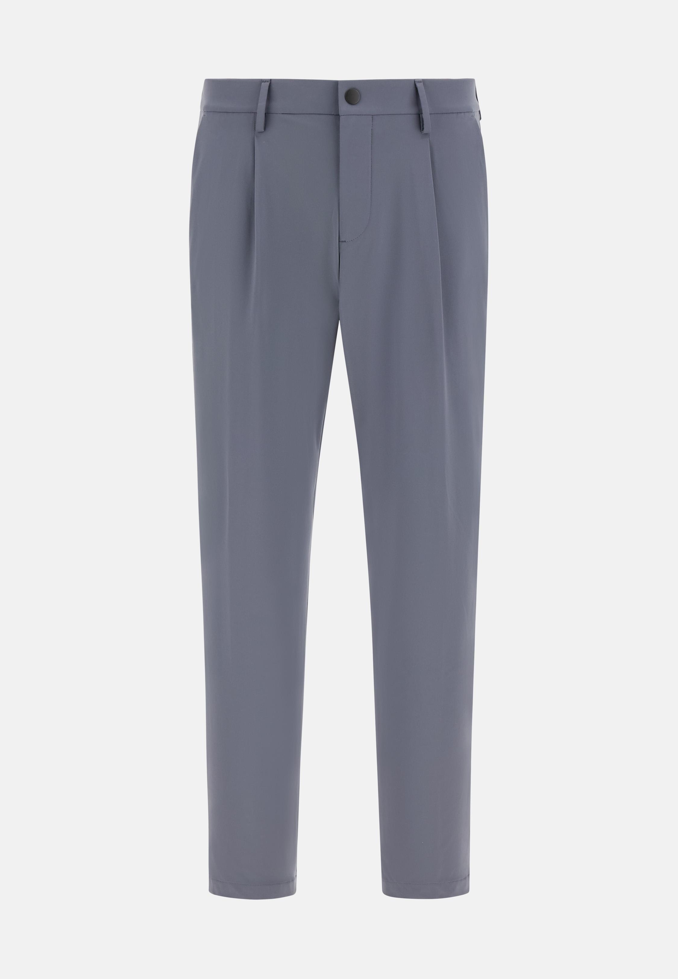 Trousers in Stretch Nylon B-Tech, Charcoal, Charcoal, large image number 9
