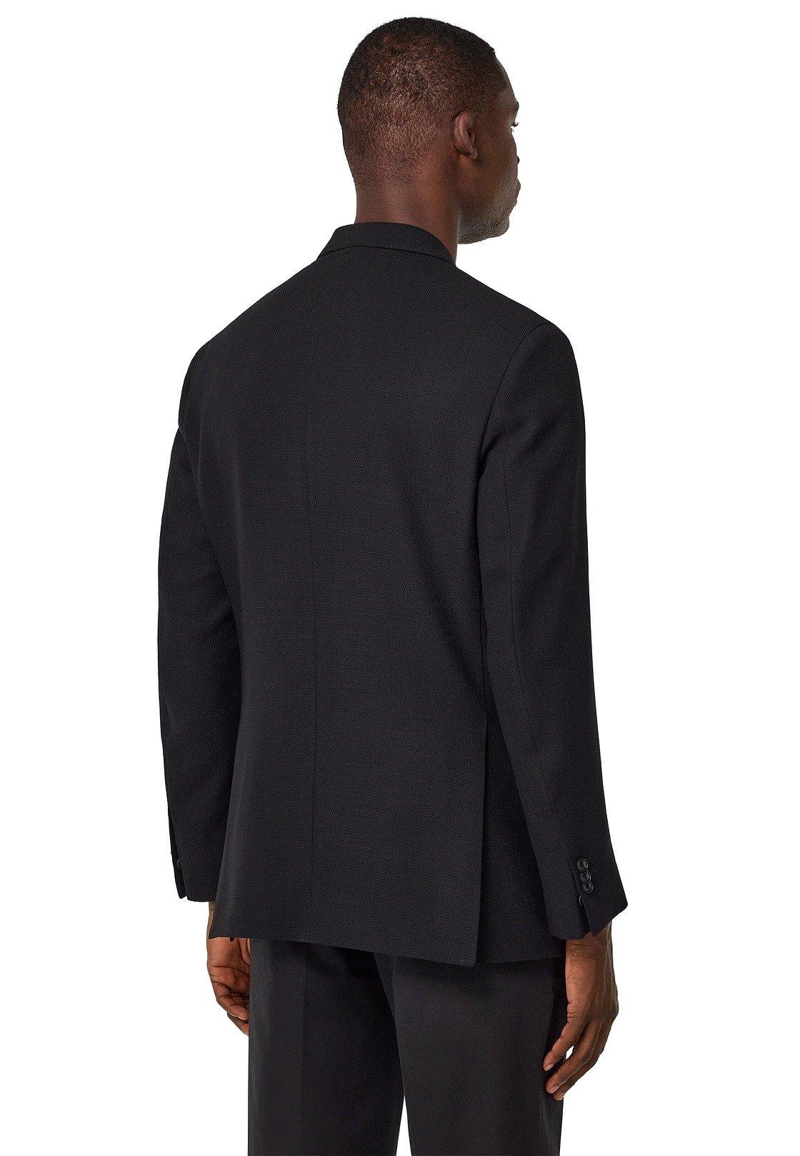 Jacket In Pure Wool Crepe Black, , large image number 2