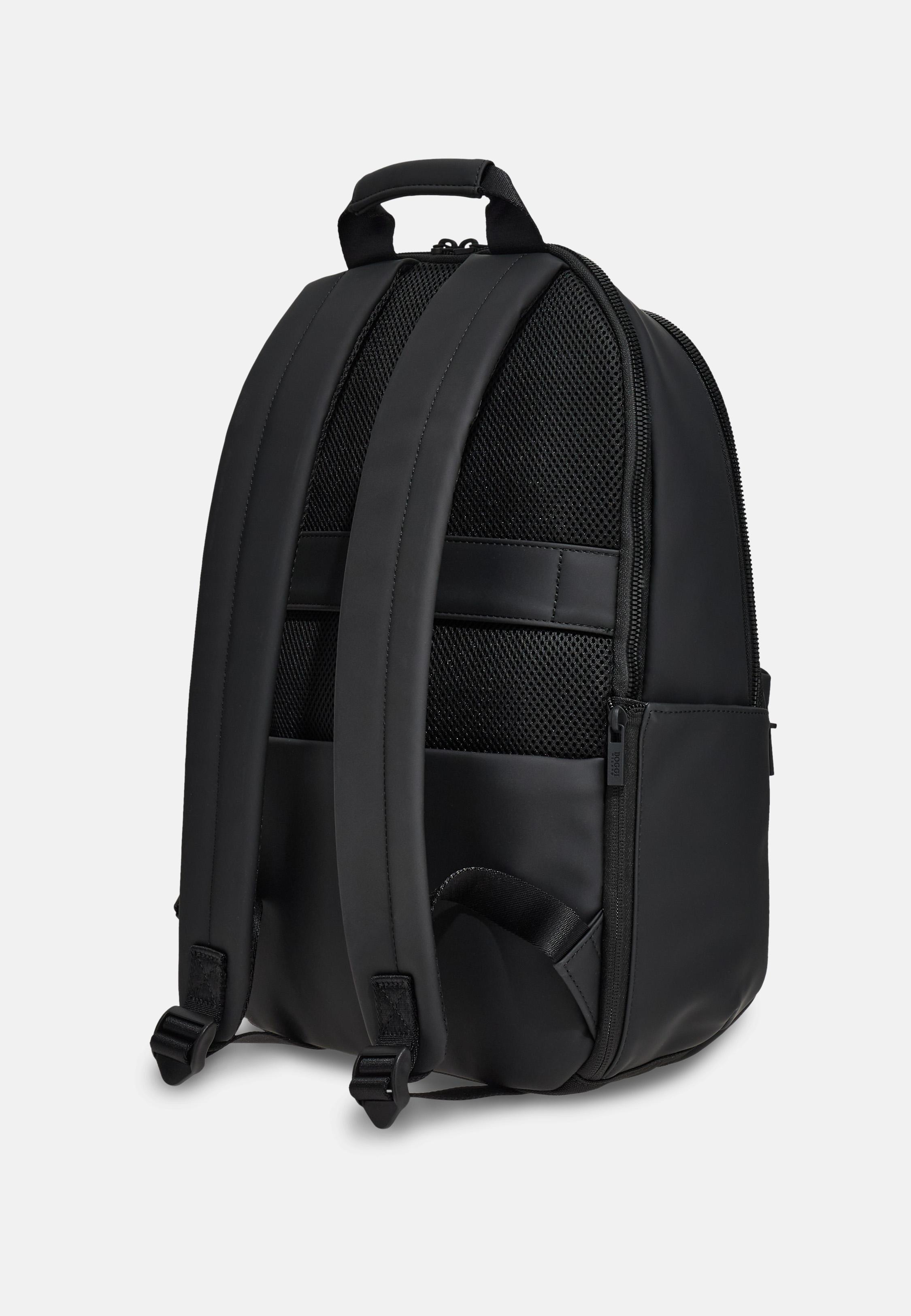 Black Backpack In Technical Fabric, 3901_BLAC, large image number 2