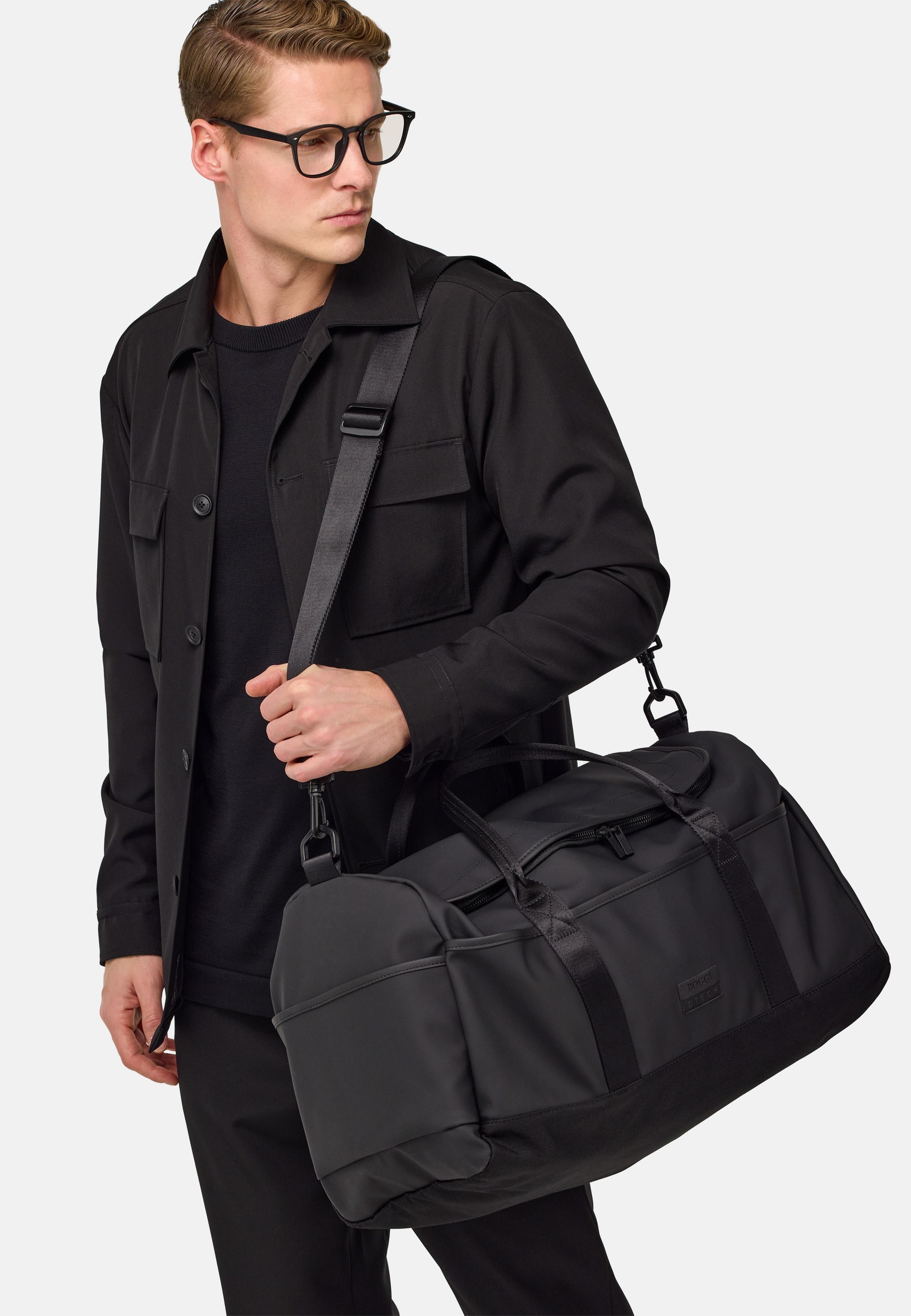 Travel Bag In Technical Fabric Black, Black, large image number 0