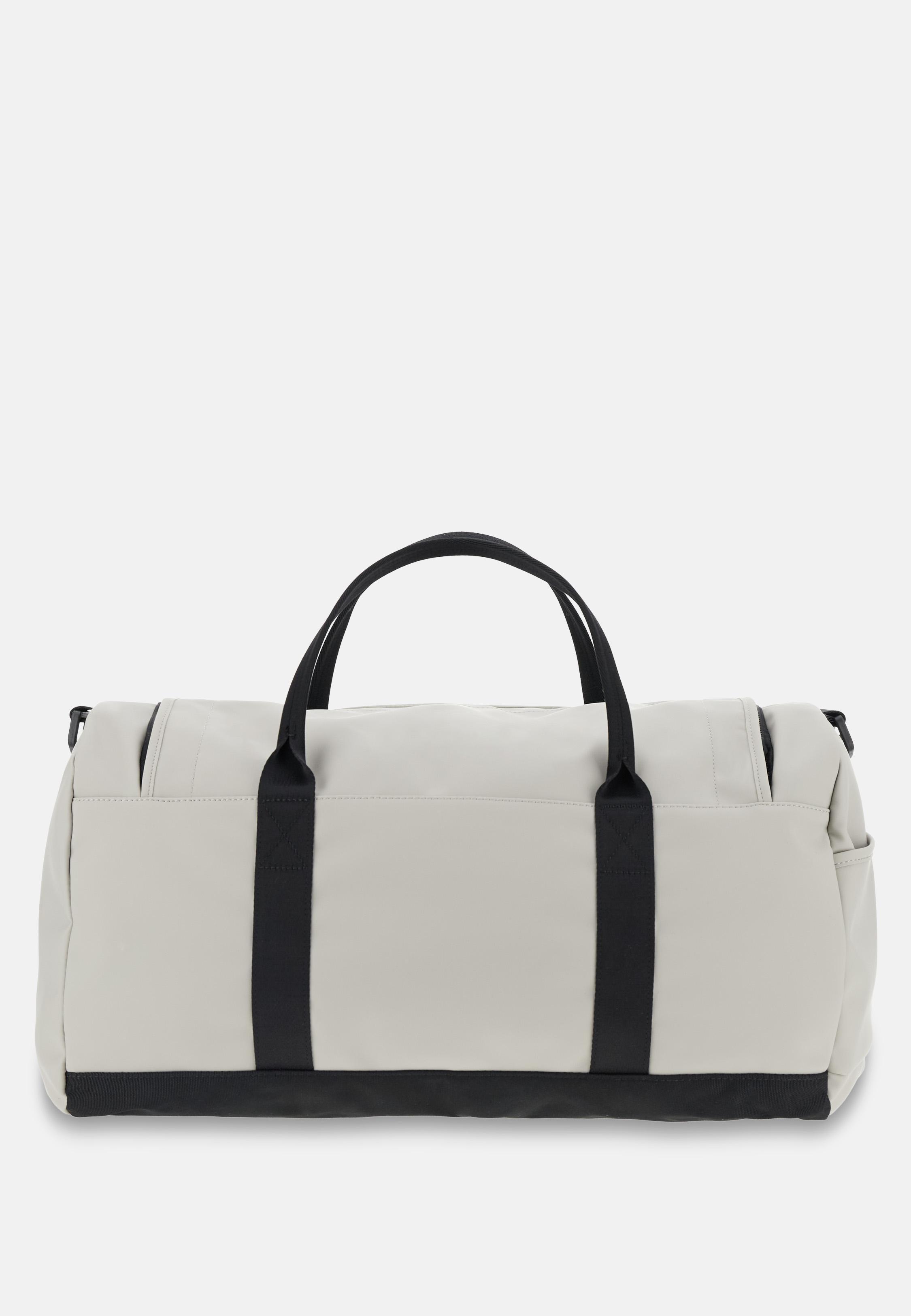 White Travel Bag In Technical Fabric, 3901_ICE, large image number 2